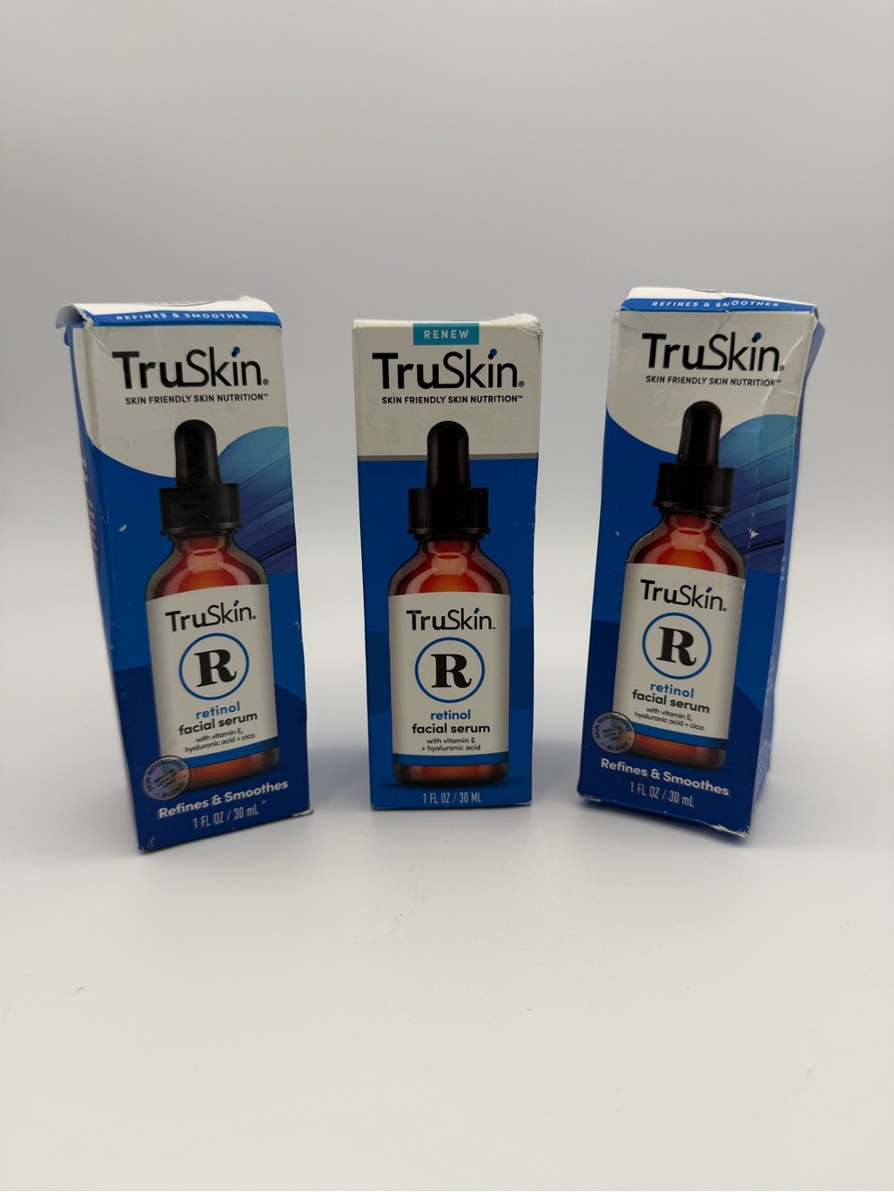 3x1 Skin Retinol Facial Serum - Blue and White Packaging
